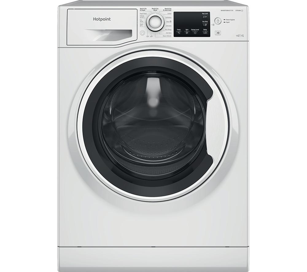 HOTPOINT NDB 11724 W UK 11 kg Washer Dryer - White, White