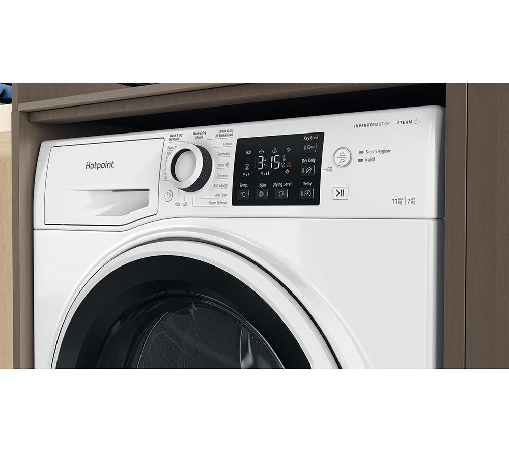 HOTPOINT NDB 11724 W UK 11 kg Washer Dryer - White image number 3 of 14