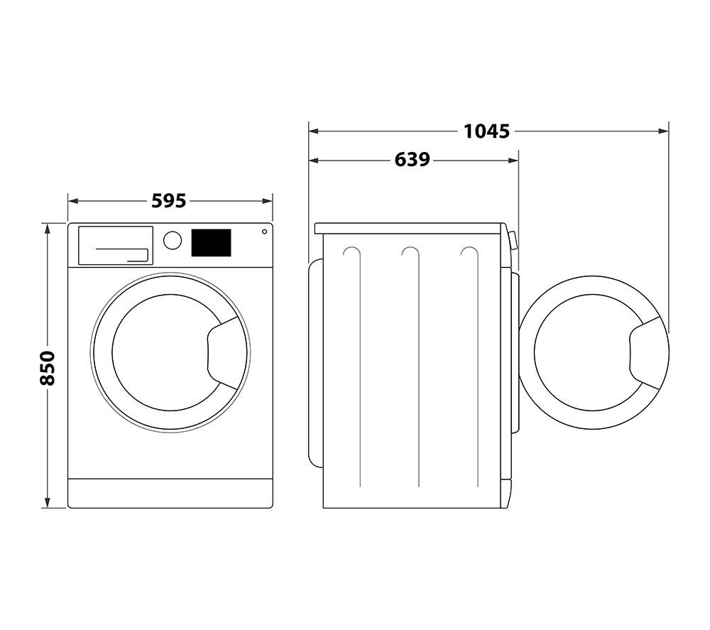 HOTPOINT NDB 11724 W UK 11 kg Washer Dryer - White image number 14 of 14