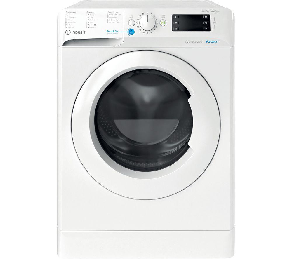 INDESIT BDE 96436X W UK N 9 kg Washer Dryer - White, White