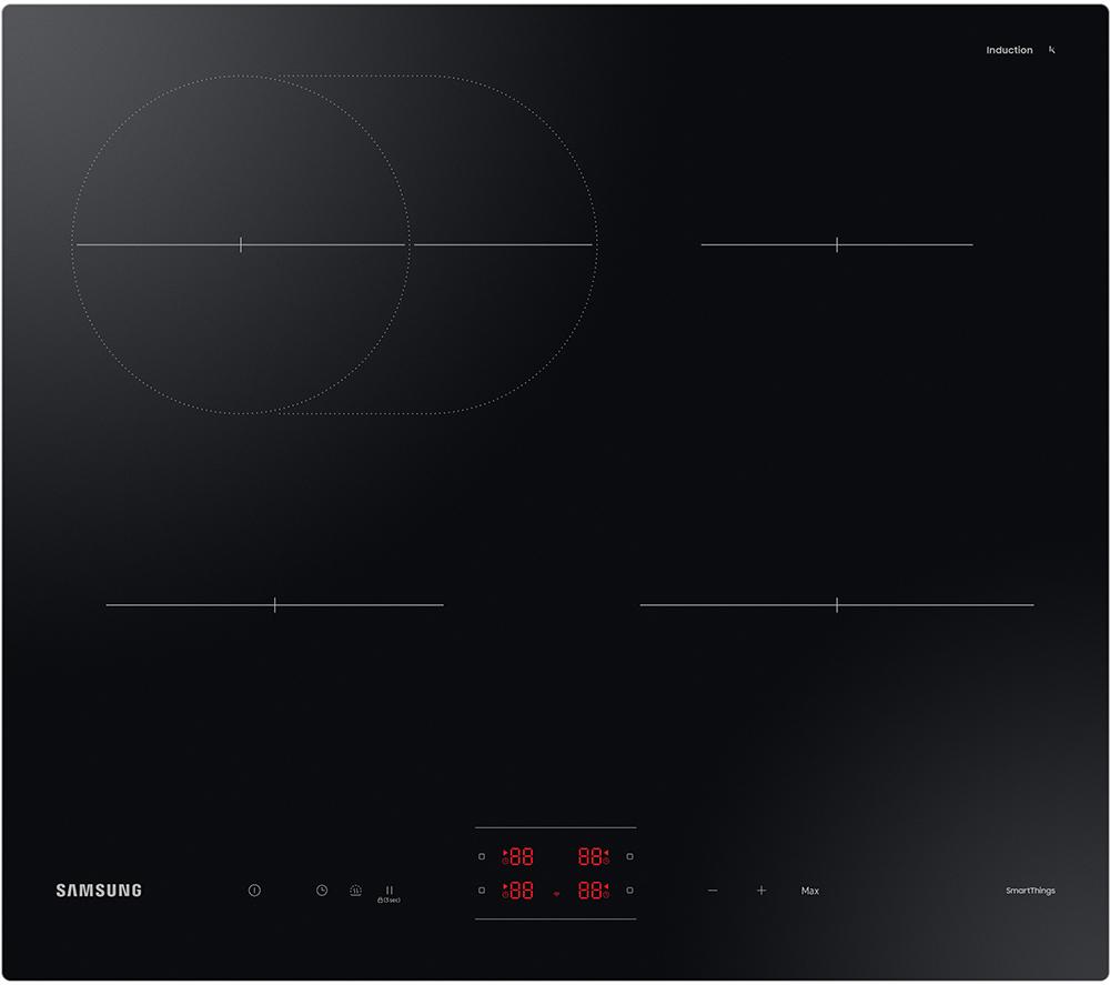 SAMSUNG NZ64B4015FK/U1 59 cm Electric Induction Smart Hob – Black, Black