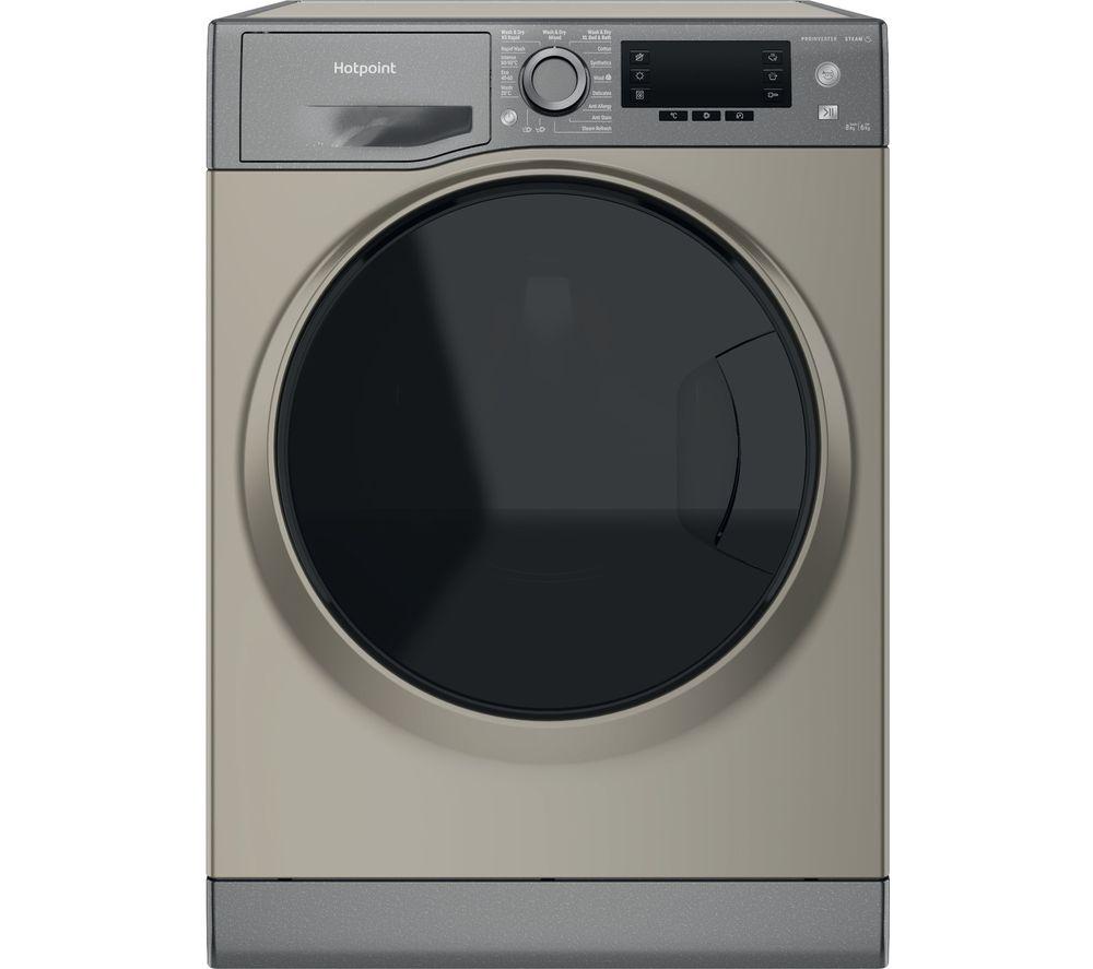 HOTPOINT ActiveCare NDD 8636 GDA UK 8 kg Washer Dryer - Graphite, Silver/Grey