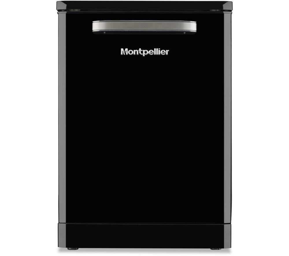 MONTPELLIER MAB1353K Full-size Dishwasher - Black, Black
