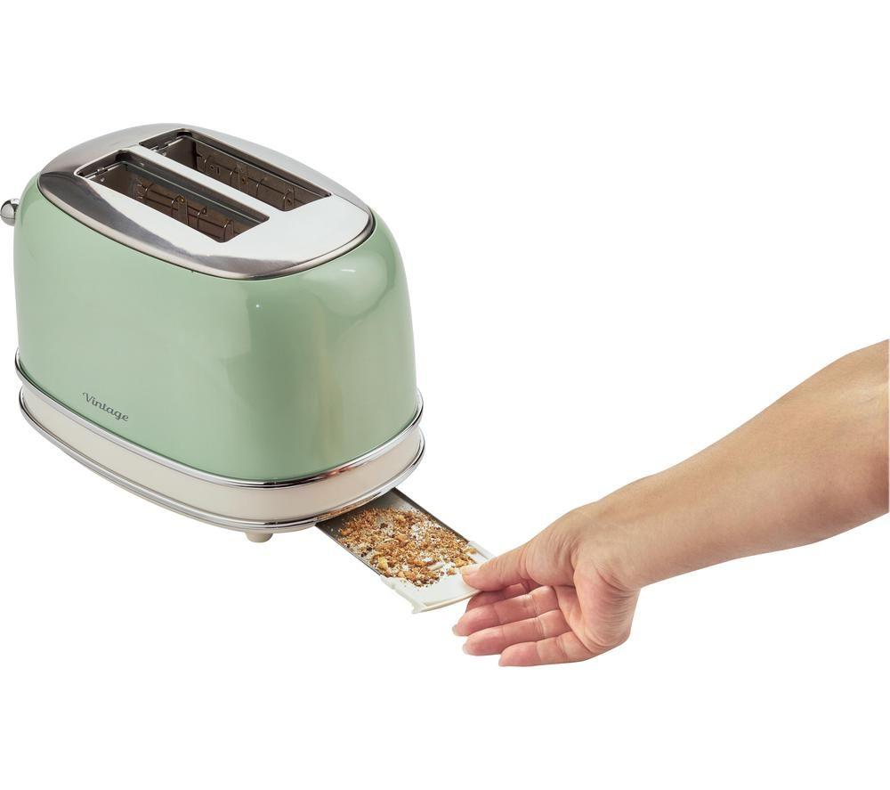 ARIETE Vintage 155 2-Slice Toaster - Green image number 4 of 4