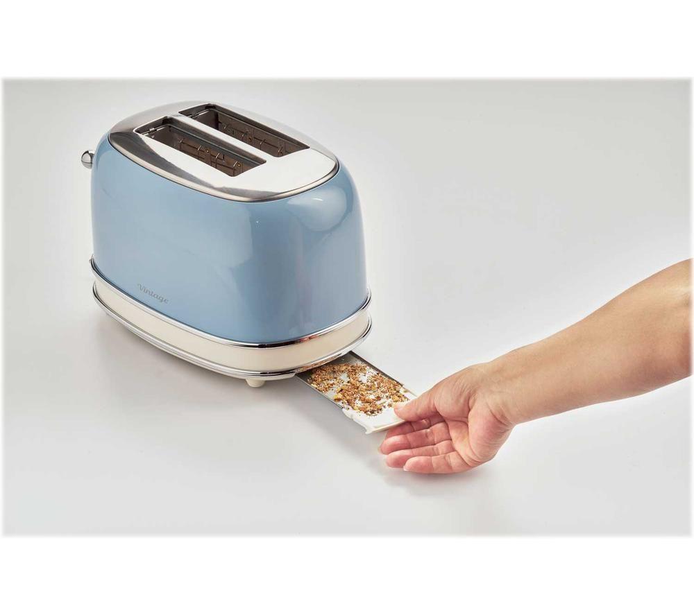 ARIETE Vintage 155 2-Slice Toaster - Blue image number 4 of 4