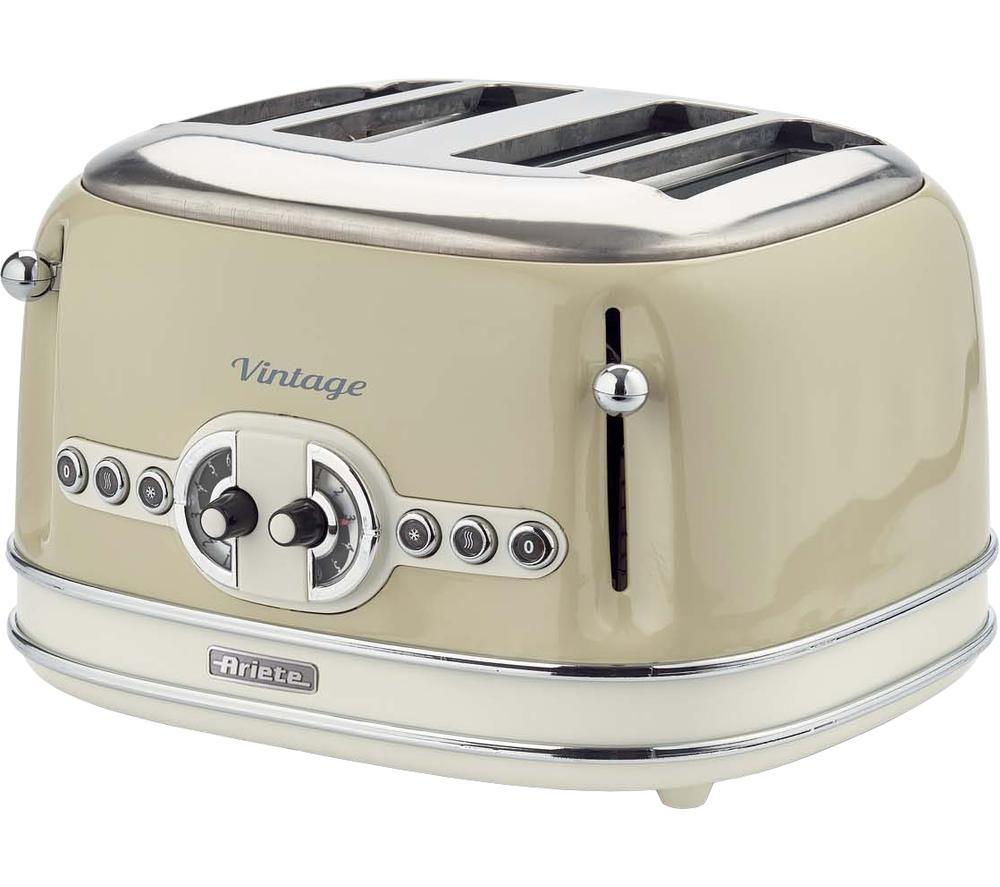ARIETE Vintage 156 4-Slice Toaster - Beige image number 2 of 4