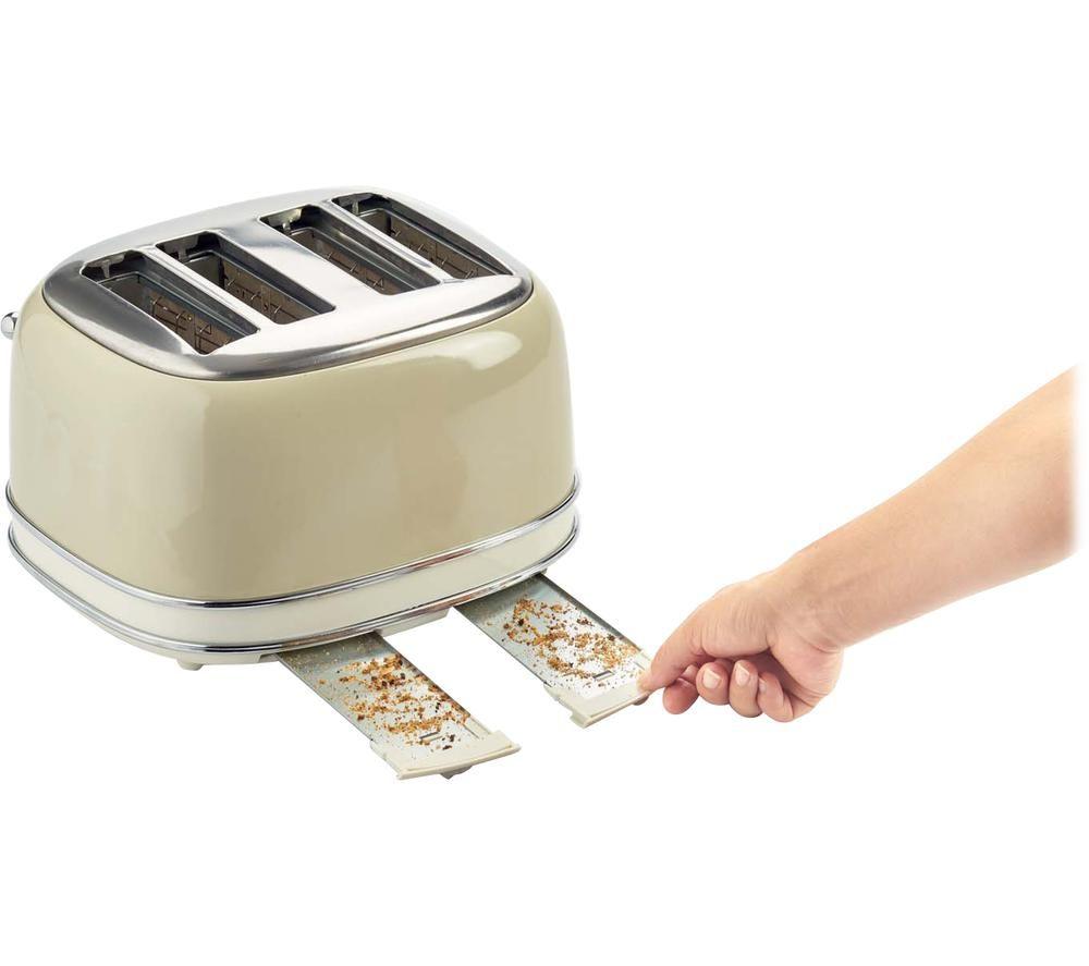 Buy ARIETE Vintage 156 4-Slice Toaster Beige Currys