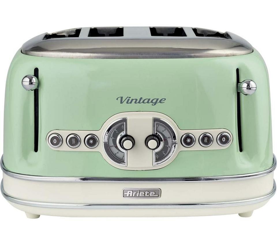 ARIETE Vintage 156 4-Slice Toaster - Green
