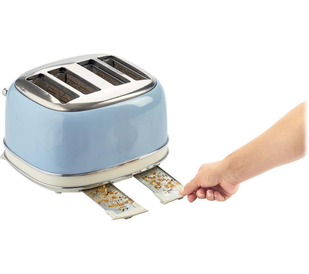 Buy ARIETE Vintage 156 4-Slice Toaster Blue Currys