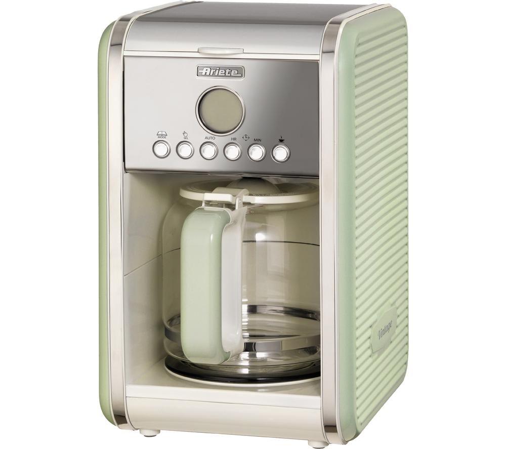 Image of ARIETE Vintage 1342 Filter Coffee Machine - Green, Green