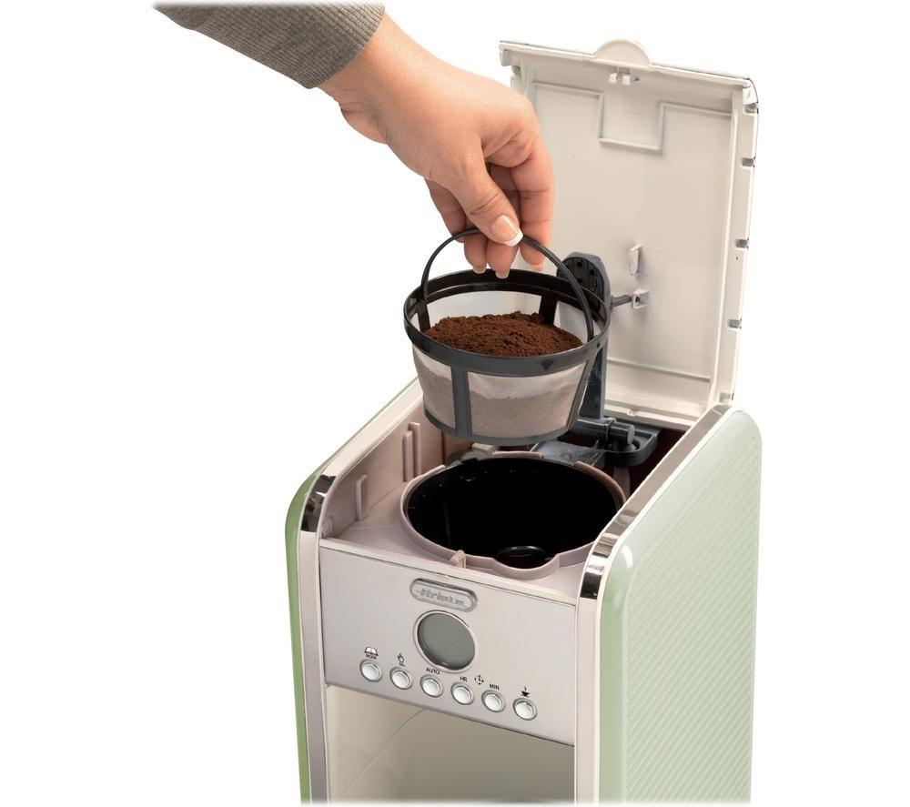 ARIETE Vintage 1342 Filter Coffee Machine - Green image number 3 of 4