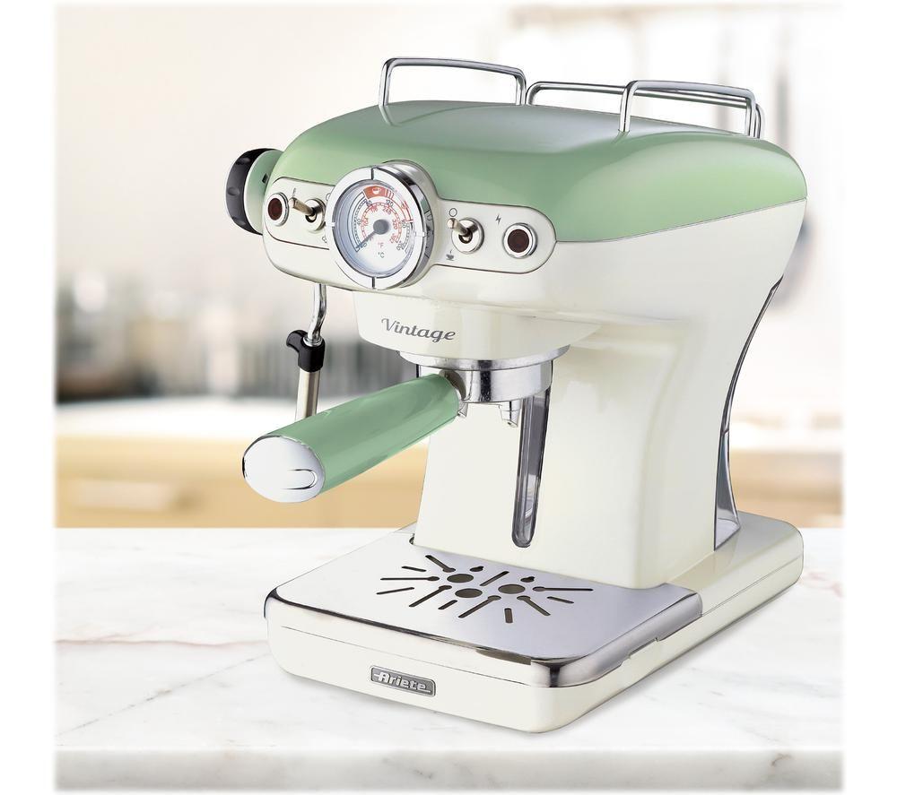 ARIETE Vintage Espresso 1389 Coffee Machine - Green image number 2 of 7