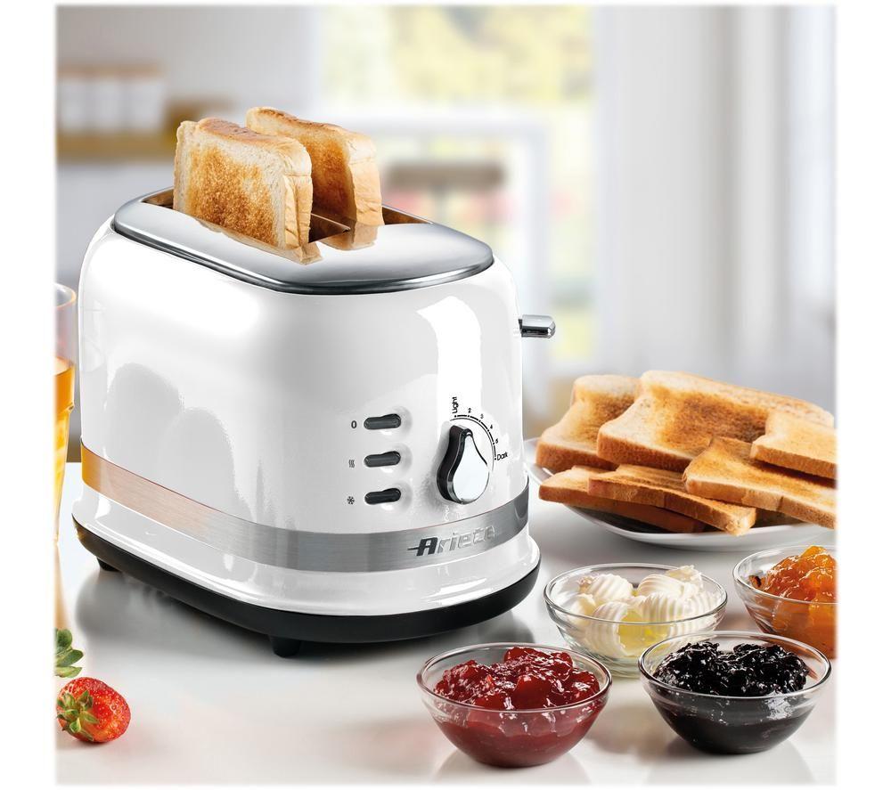 ARIETE Moderna AR1493 2-Slice Toaster - White image number 2 of 4