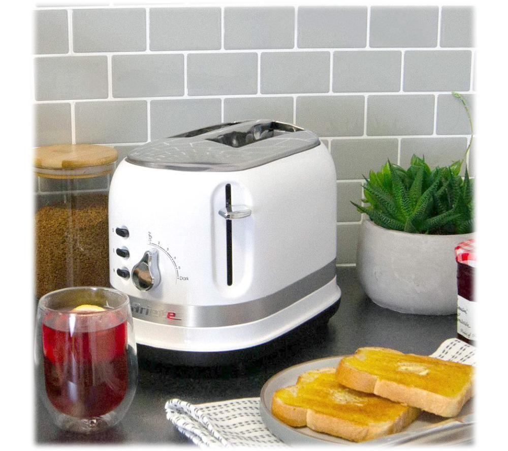 ARIETE Moderna AR1493 2-Slice Toaster - White image number 3 of 4