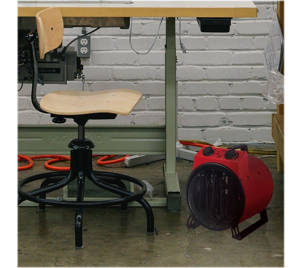 IGENIX IG9301 Portable Hot & Cool Fan Heater - Red & Black image number 4 of 4