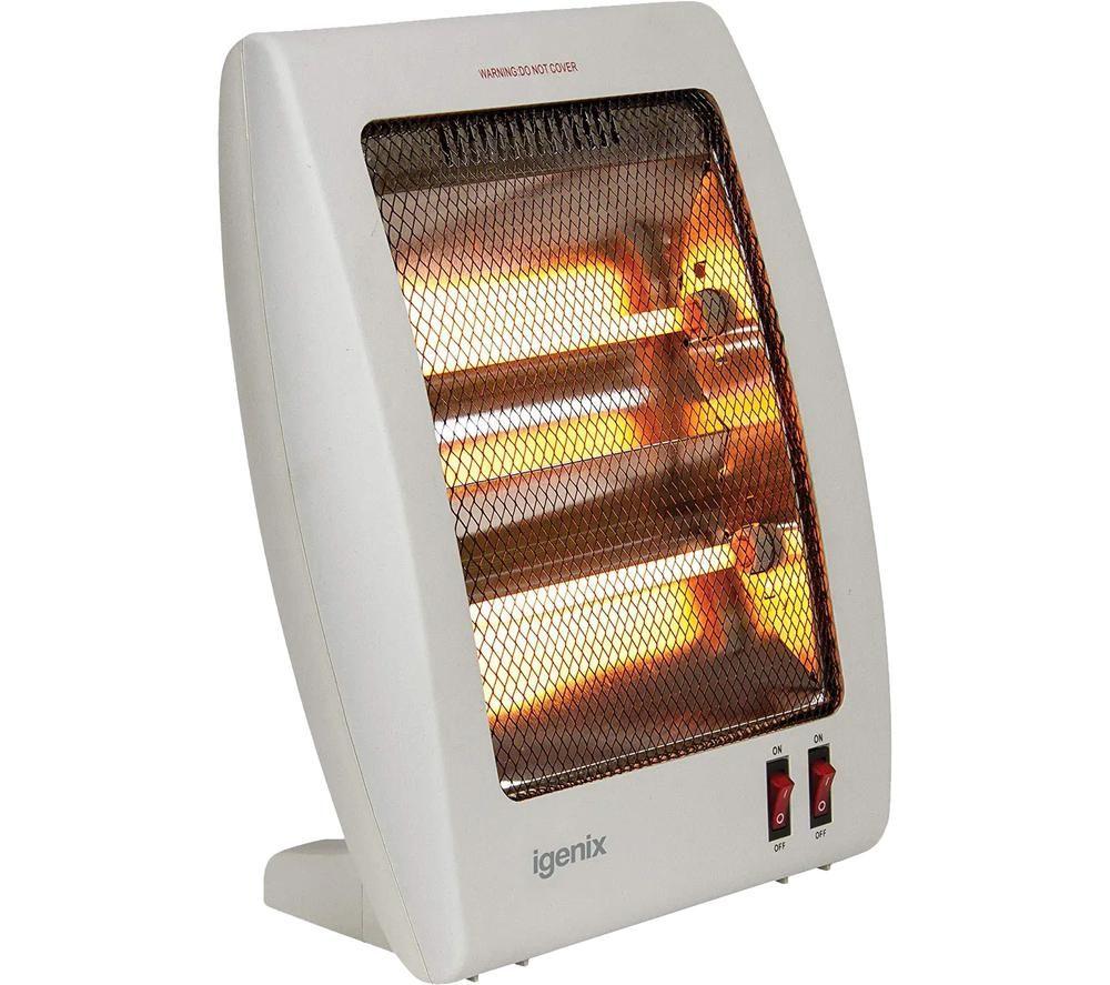IGENIX IG9509 Portable Halogen Heater - White image number 2 of 4