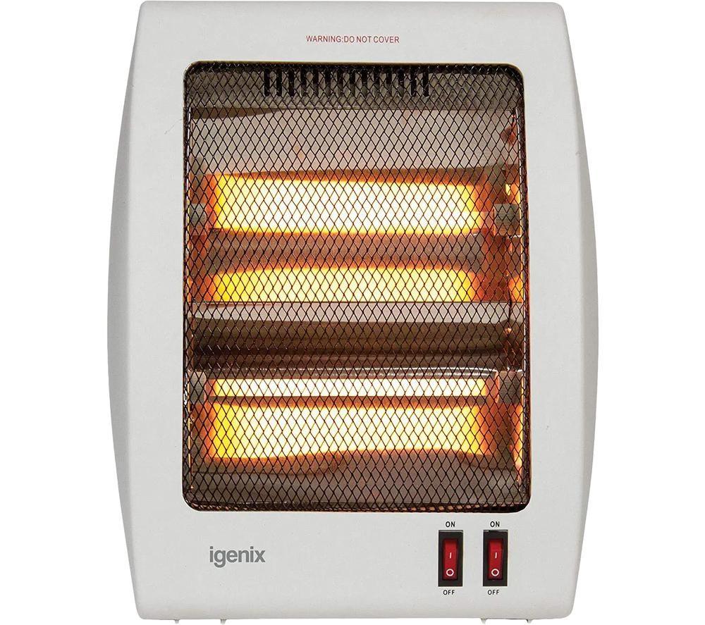 IGENIX IG9509 Portable Halogen Heater - White image number 4 of 4