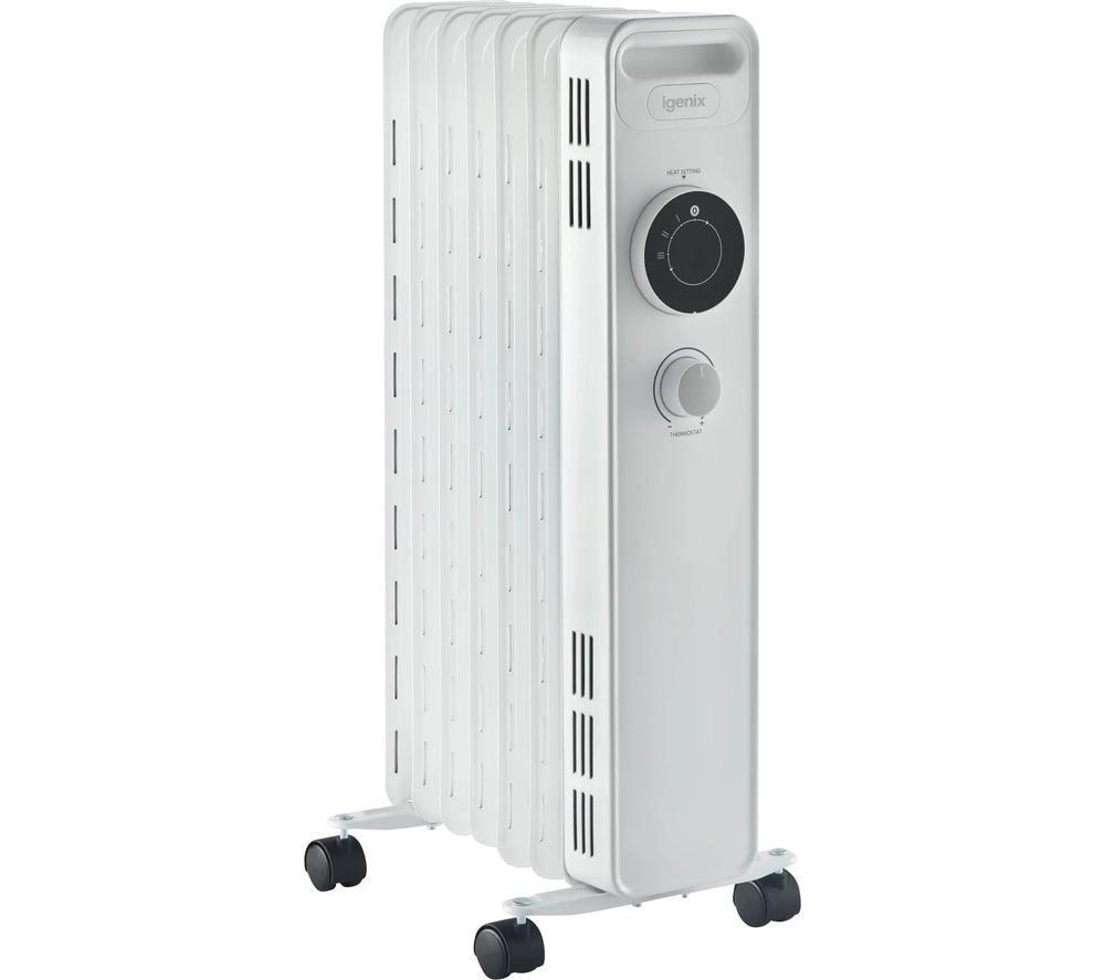 IGENIX IG2615 Portable Oil-Filled Radiator - White image number 5 of 5
