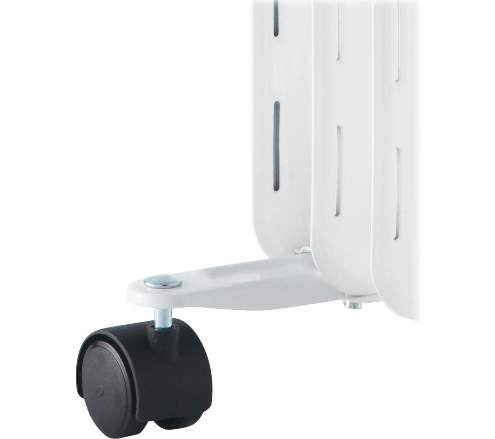 IGENIX IG2620 Portable Oil-Filled Radiator - White image number 4 of 5