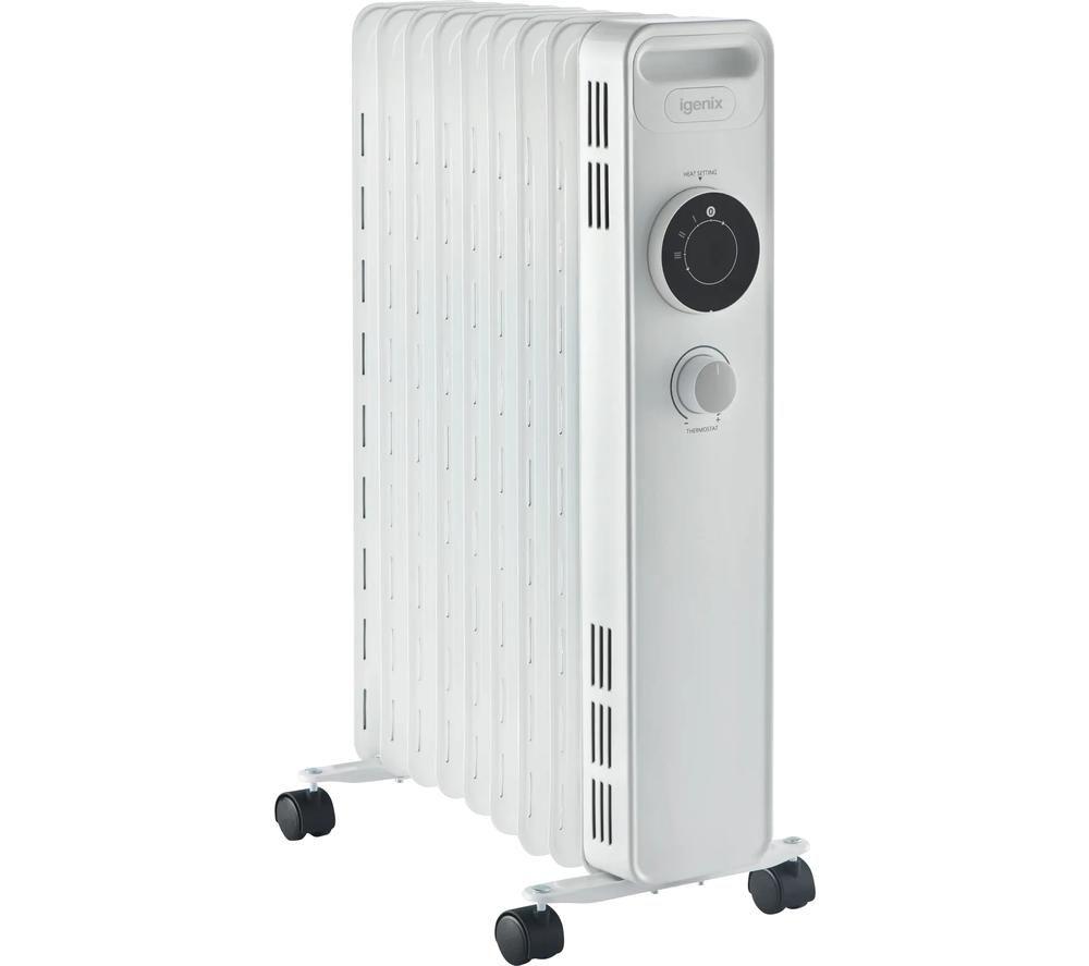 IGENIX IG2620 Portable Oil-Filled Radiator - White image number 5 of 5
