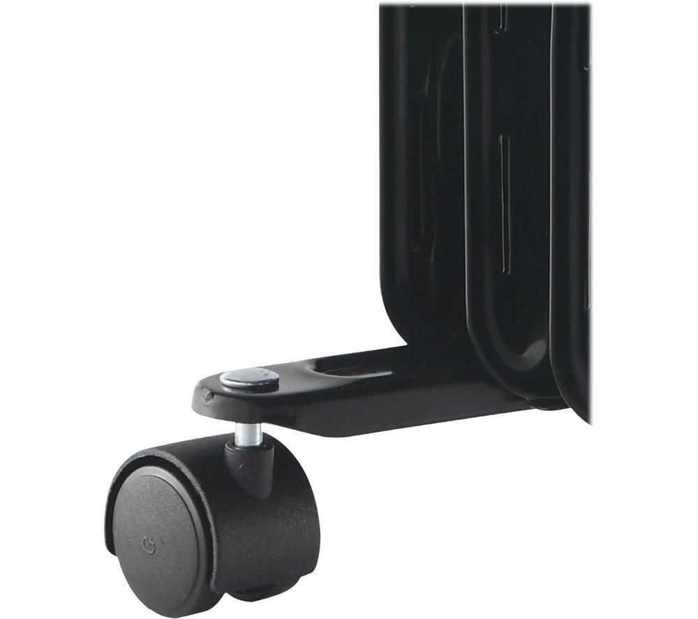 IGENIX IG2621BL Portable Oil-Filled Radiator - Black image number 2 of 5