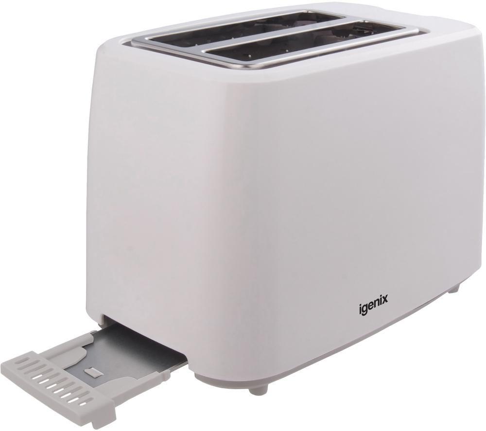 IGENIX IG3011 2-Slice Toaster - White image number 3 of 6