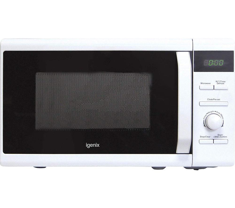 IGENIX IG2096 Solo Microwave - White