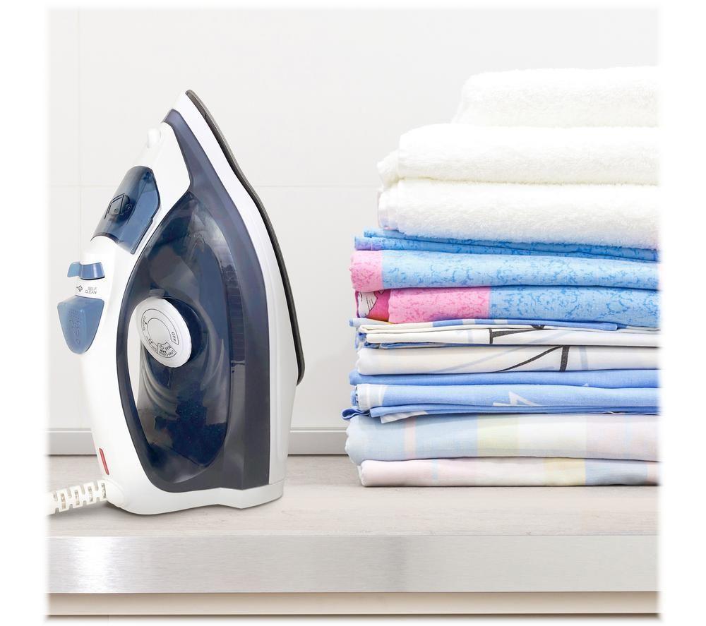 IGENIX PowerSteam Lite IG3116 Steam Iron - White & Blue image number 3 of 8