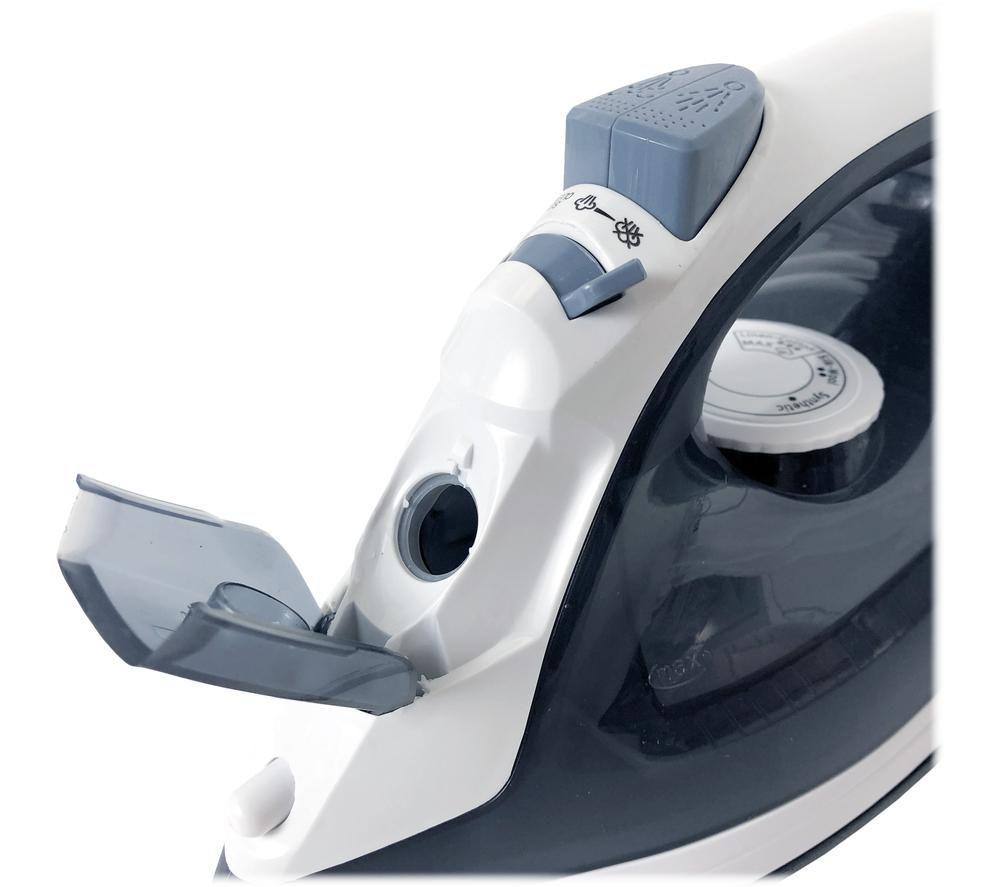 IGENIX PowerSteam Lite IG3116 Steam Iron - White & Blue image number 8 of 8