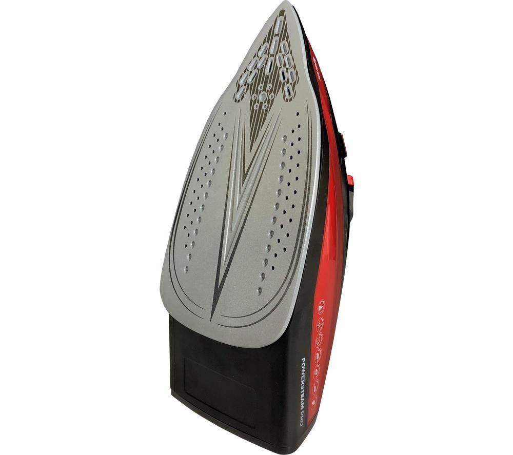 IGENIX PowerSteam Pro IG3126 Steam Iron - Red & Black image number 5 of 8