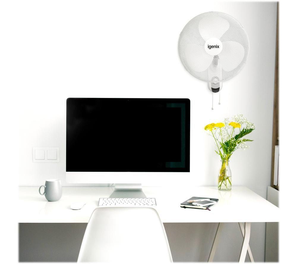 IGENIX DF1656 Wall Fan - White image number 2 of 4