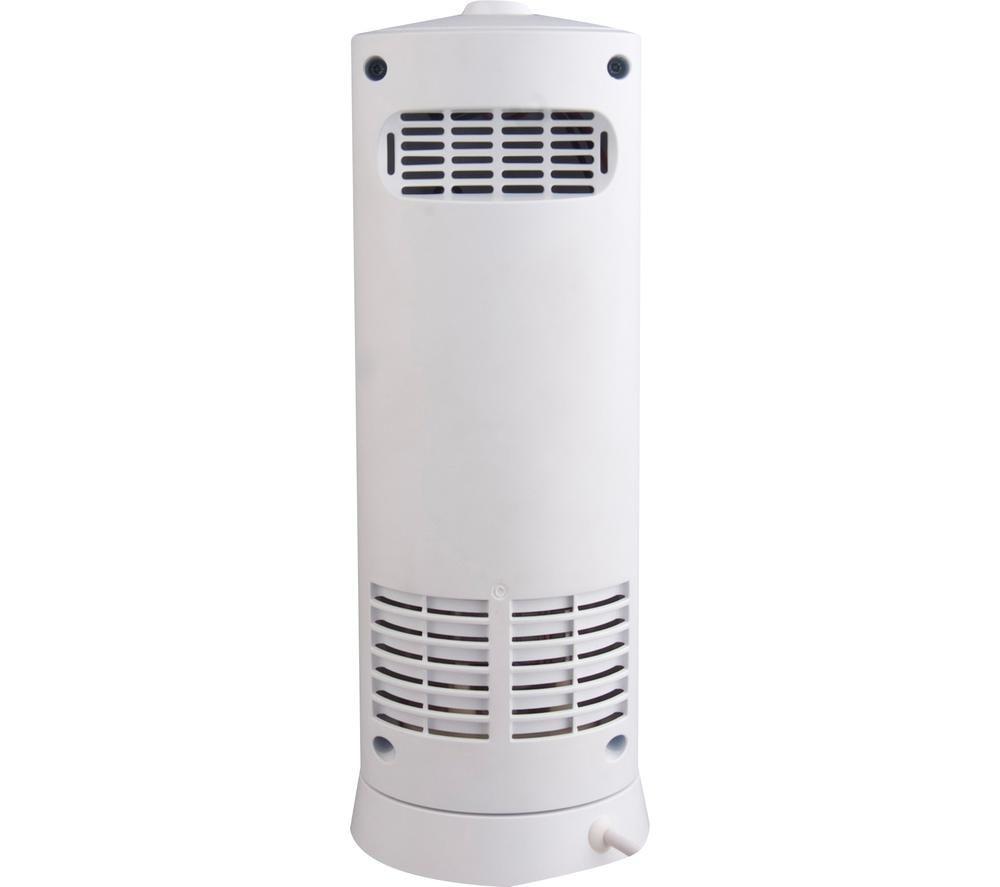 IGENIX DF0020WH Portable Tower Fan - White & Silver image number 4 of 5