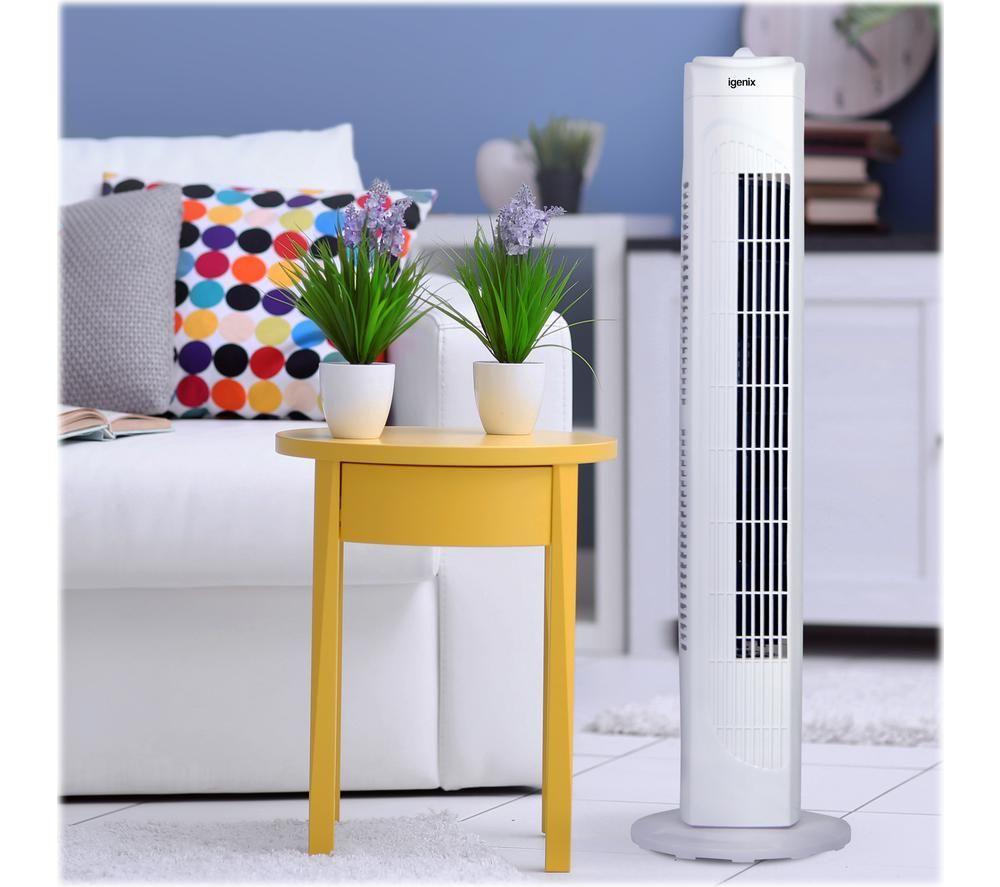 IGENIX DF0029 Tower Fan - White image number 2 of 7