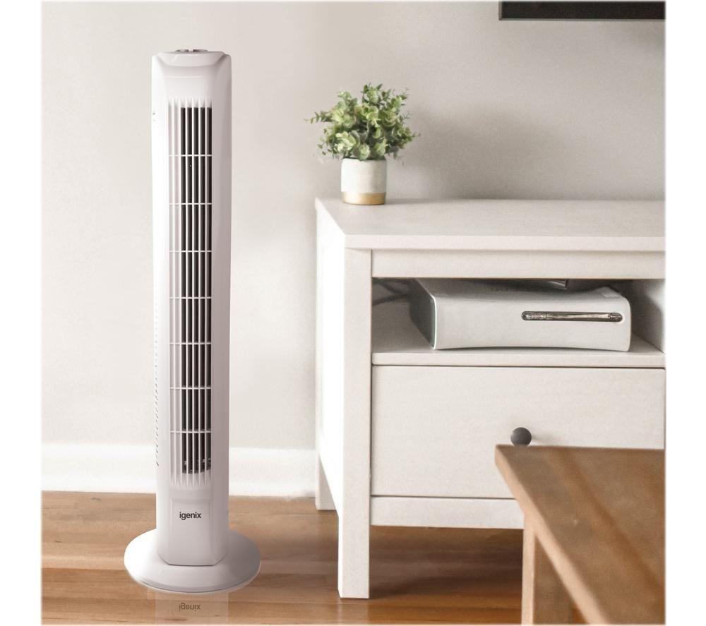 IGENIX DF0035T Tower Fan - White image number 2 of 6