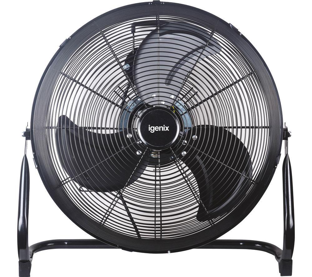 IGENIX DF1800BL Portable 18" Floor Fan - Black, Black