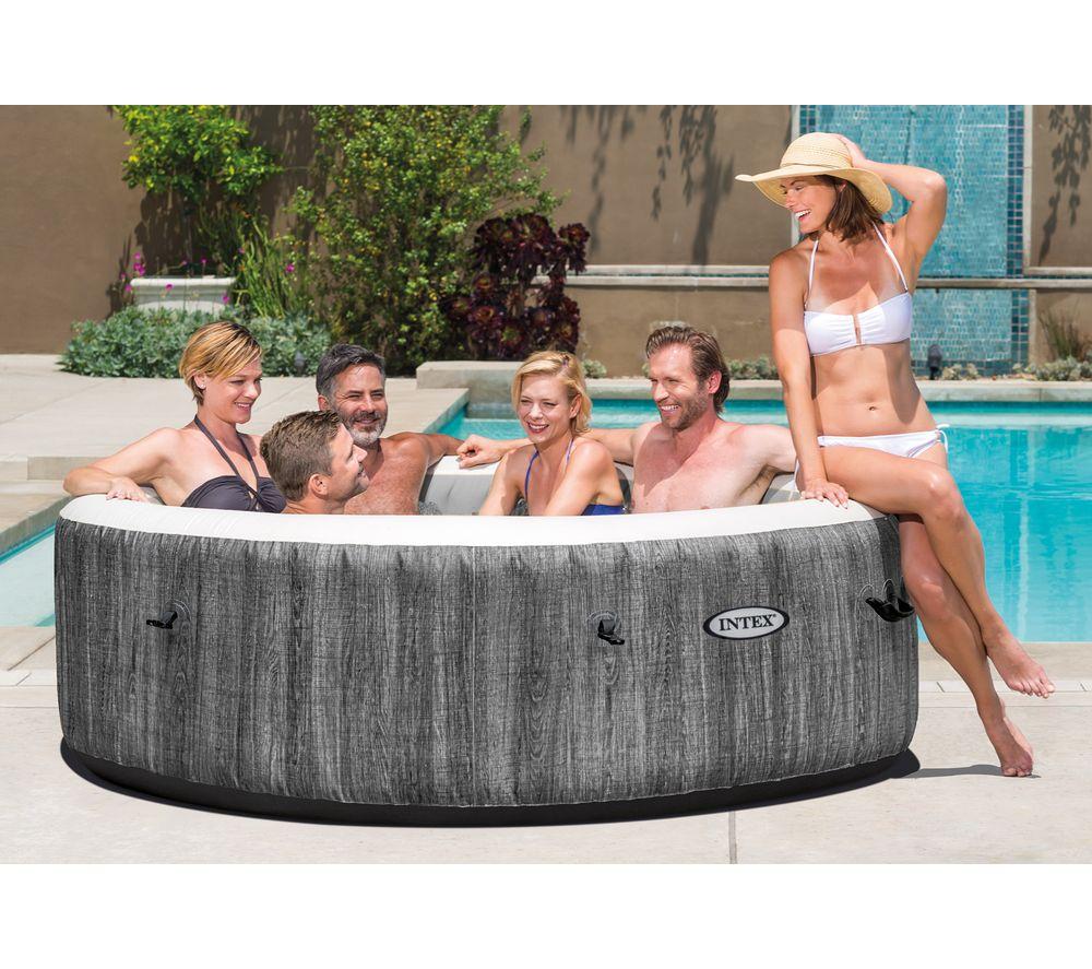Buy INTEX Pure Spa Greywood Deluxe Inflatable Hot Tub people