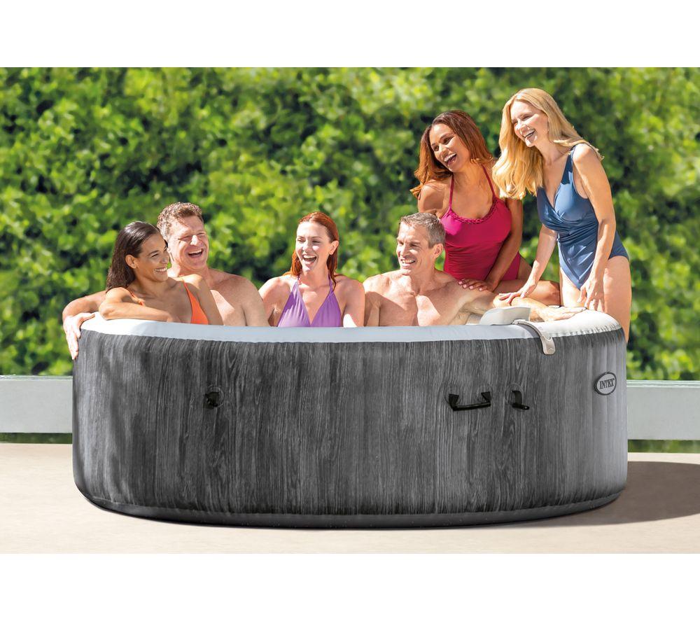 Buy INTEX Pure Spa Greywood Deluxe Inflatable Hot Tub people