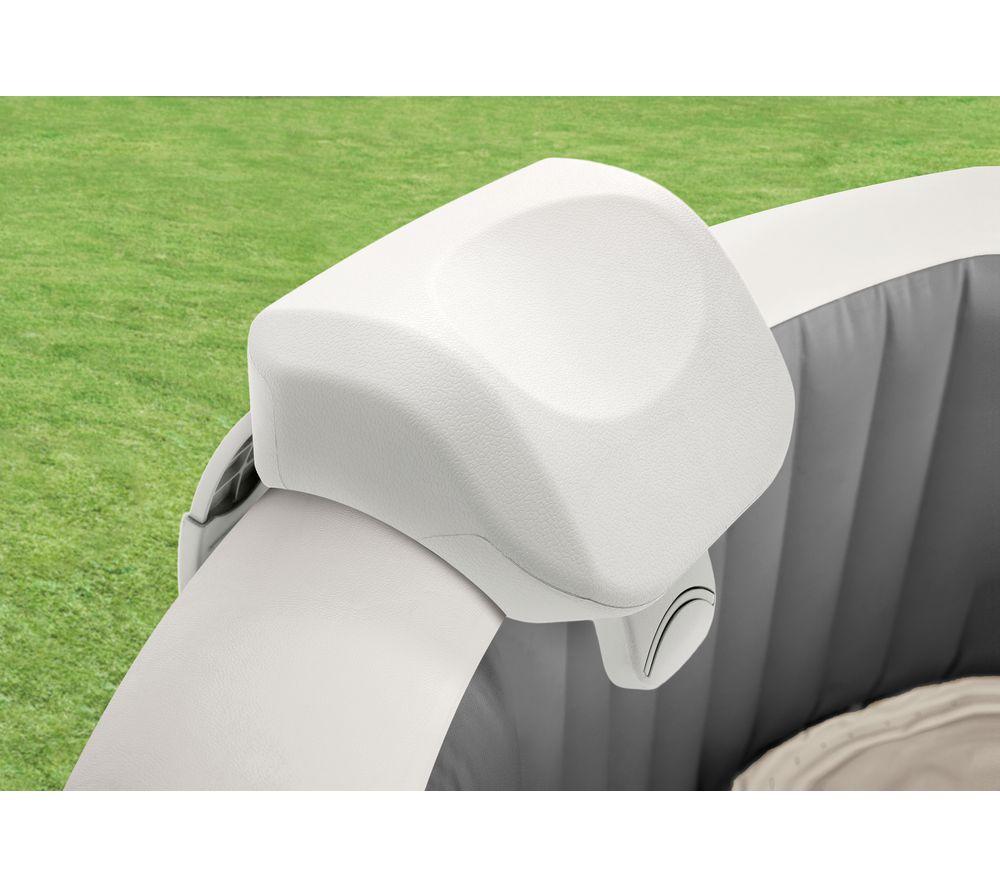 INTEX Pure Spa Greywood Deluxe Inflatable Hot Tub - 6 people, Grey image number 4 of 6