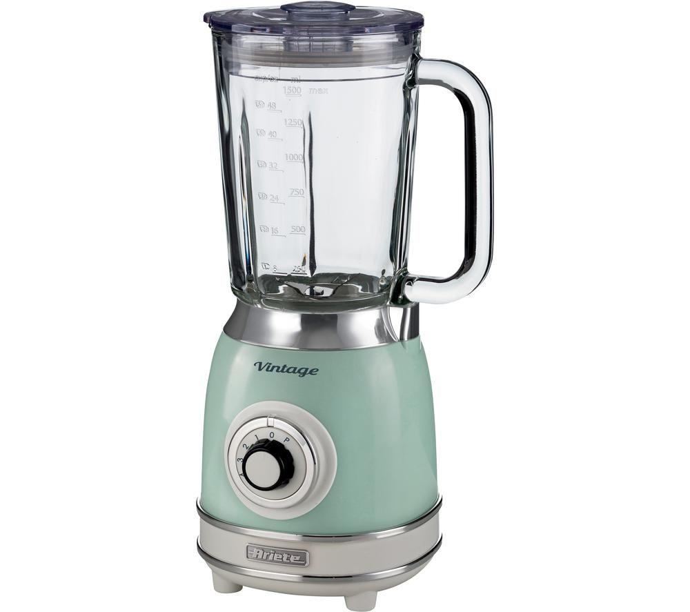 Ariete Green 583, Vintage Blender With 1.5 Liter Glass Cup, 4 Stainless Steel Blades, 4 Speeds + Pulse, 1000 Watt, - Image 4