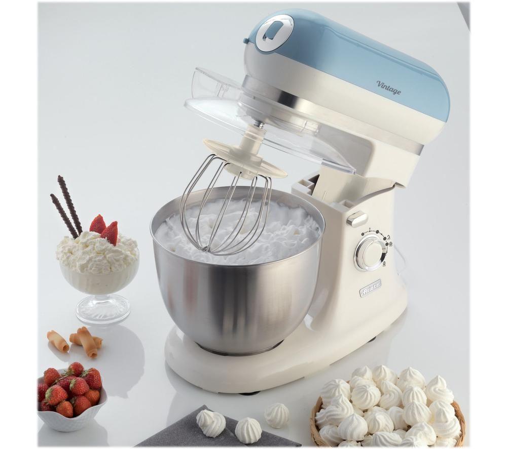 ARIETE Vintage 1588 Stand Mixer - Blue image number 3 of 9
