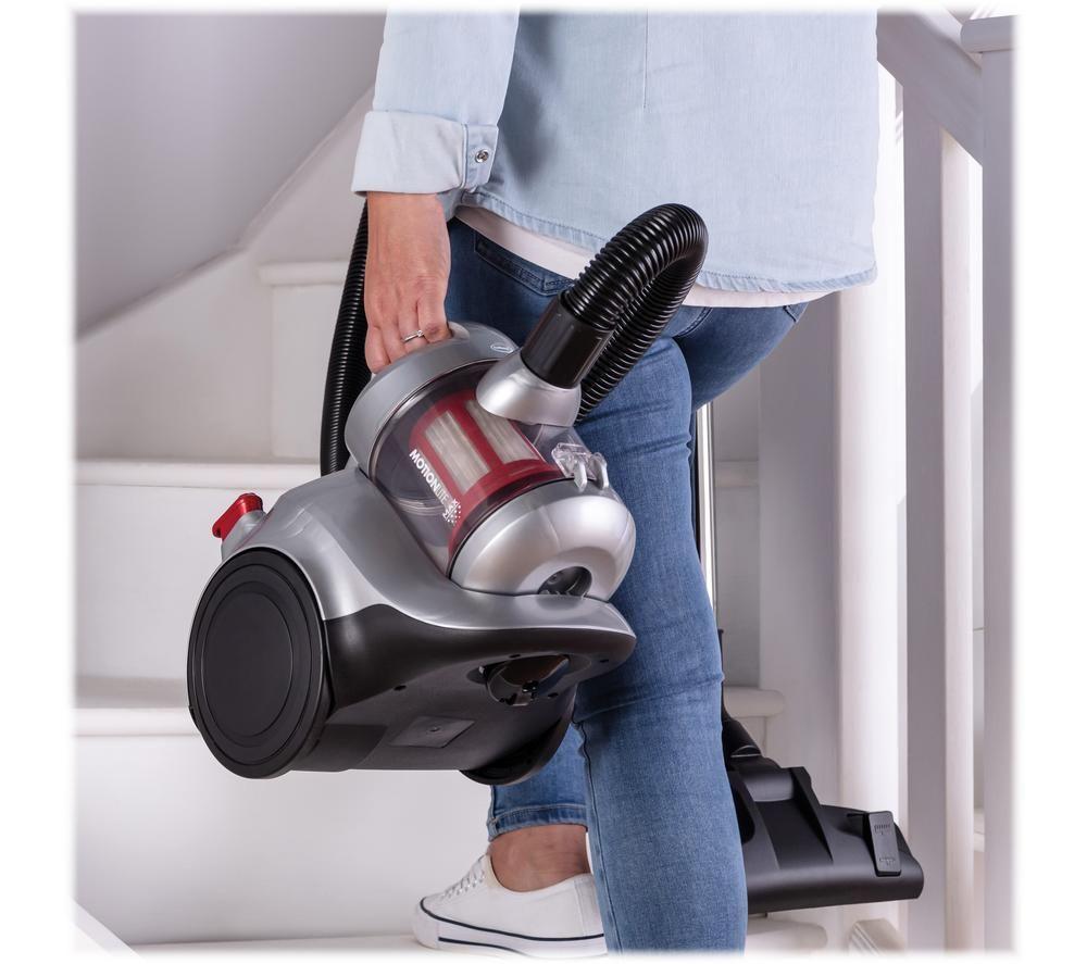EWBANK MotionLite EW3115 Cylinder Bagless Vacuum Cleaner - Silver & Red image number 7 of 8