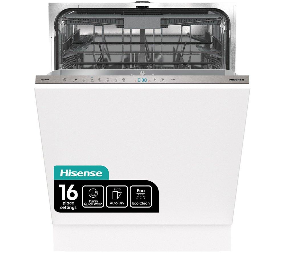 HISENSE HV643D60UK Full-size Fully Integrated Dishwasher, White