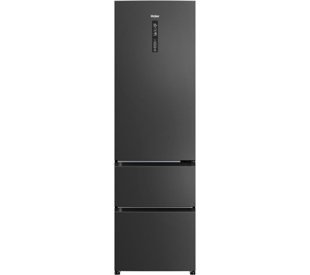 HAIER Series 3 HETR3619ENPB 60/40 Fridge Freezer - Slate Black, Black