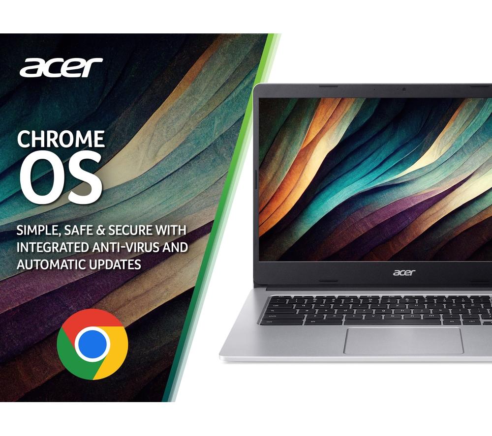 ACER 314 14' Chromebook - MediaTek MT8183C, 128 GB eMMC, Silver - image 8