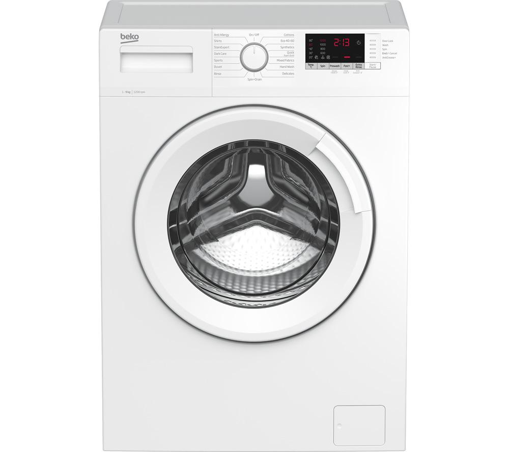 BEKO WTK92151W 9 kg 1200 Spin Washing Machine - White