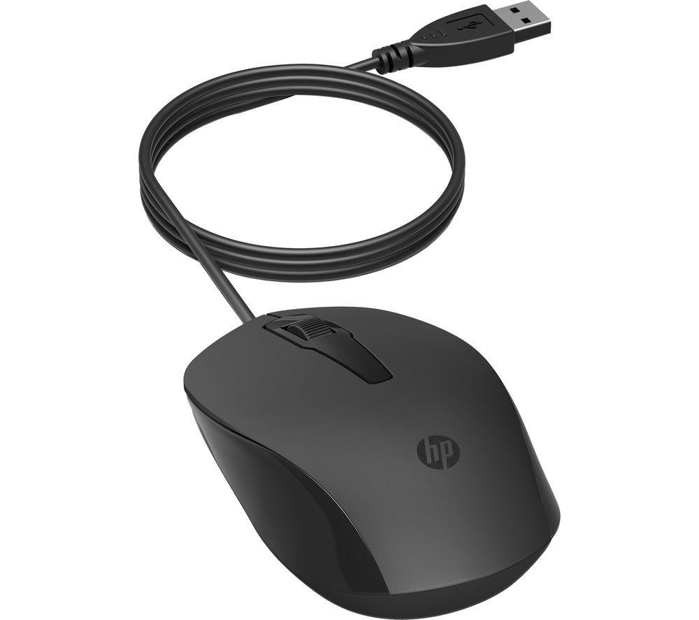 HP 150 Optical Mouse, Black