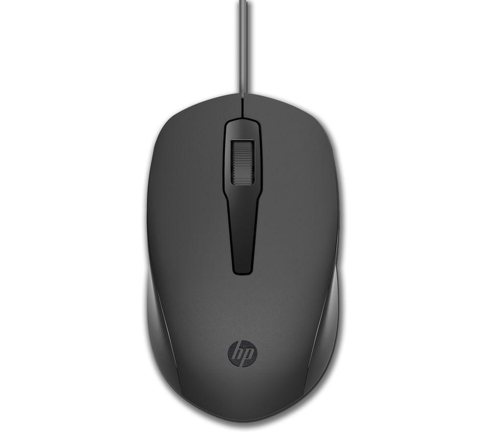 HP 150 Optical Mouse, Black