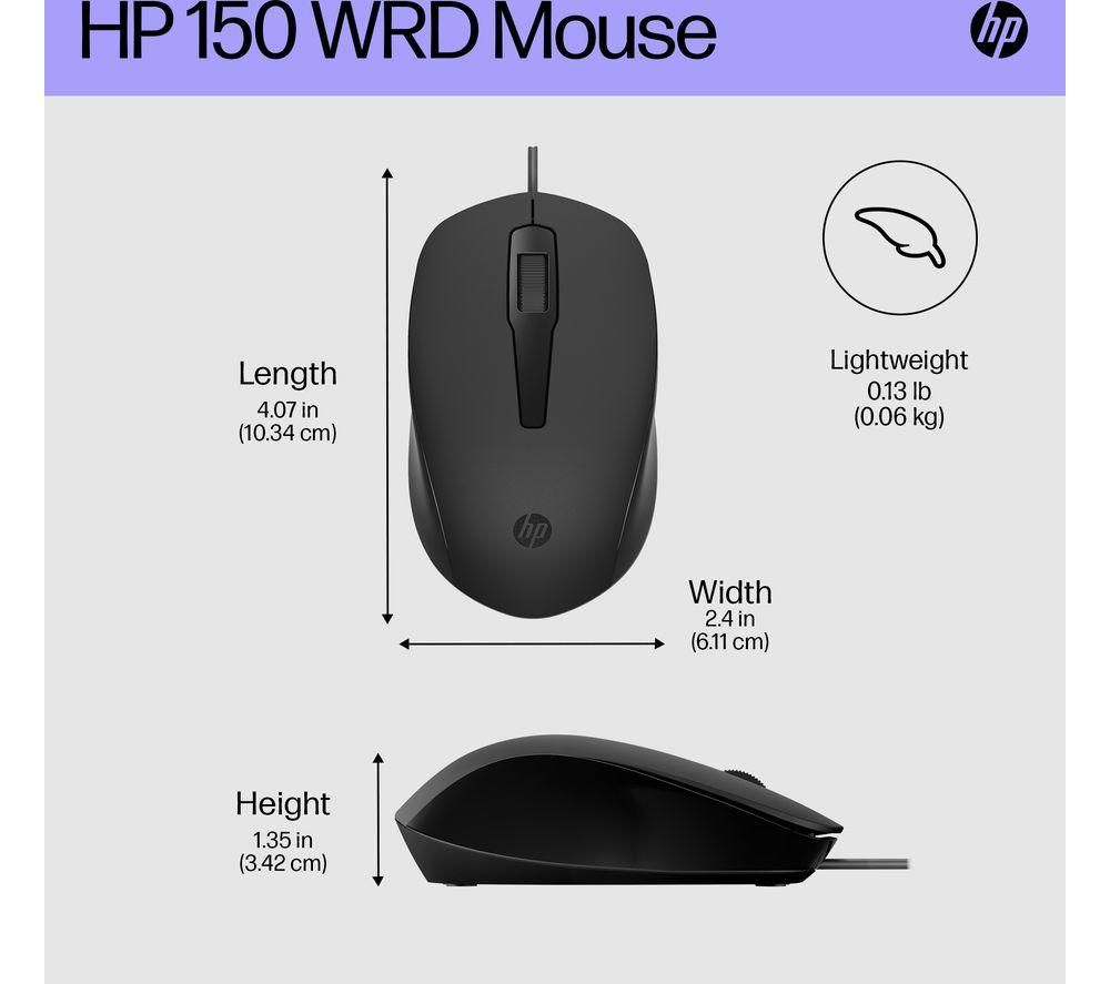 HP 150 Optical Mouse image number 5 of 10
