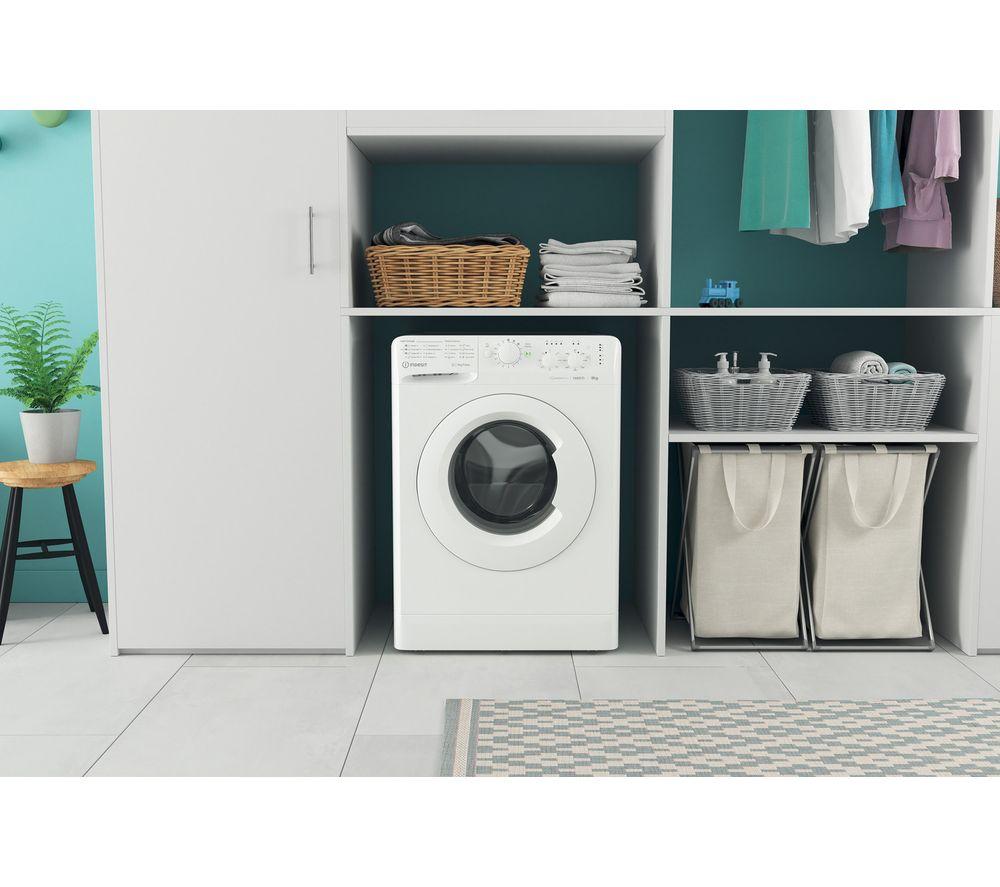 INDESIT MTWC 91495 W UK N 9 kg 1400 Spin Washing Machine - White image number 8 of 10
