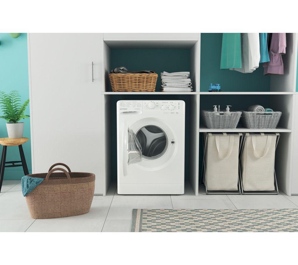 INDESIT MTWC 91495 W UK N 9 kg 1400 Spin Washing Machine - White image number 9 of 10